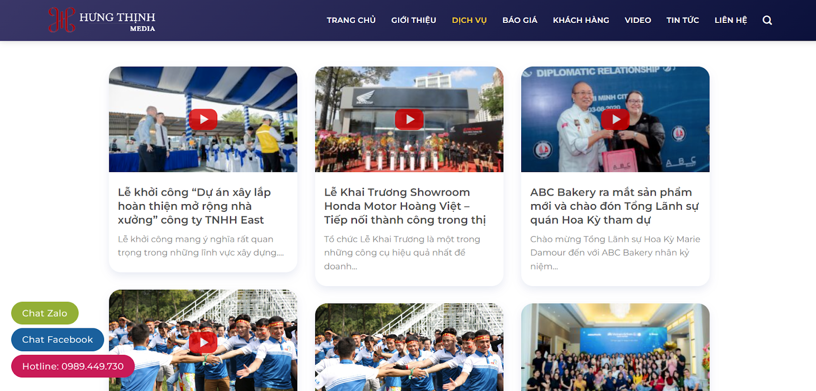 Trang web chính thức thuê Thuê backdrop sự kiện chuyên nghiệp trọn gói tại Sự kiện Hưng Thịnh