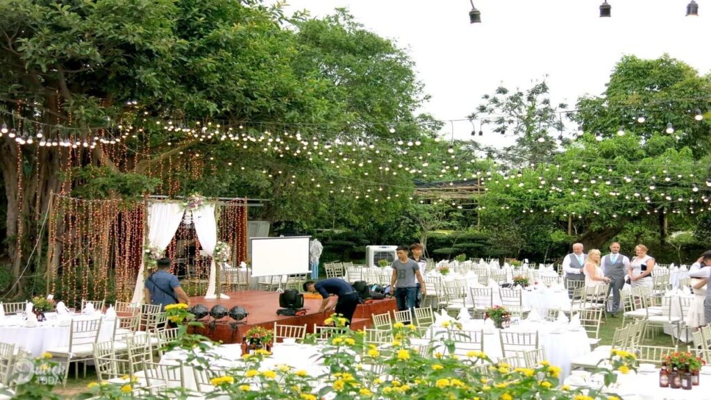 trang trí sự kiện ngoài trời